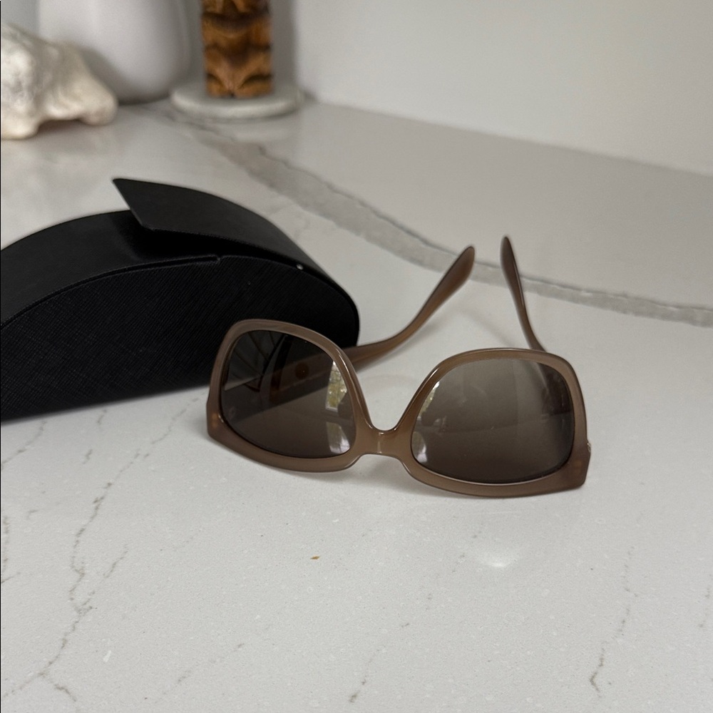 Prada Chic Tan Sunglasses
